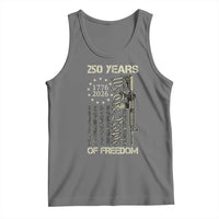 250 Years of Freedom Camo Flag Tank Top We The People Second Amendment 1776-2026 Patriotic