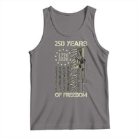 250 Years of Freedom Camo Flag Tank Top We The People Second Amendment 1776-2026 Patriotic