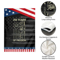 250 Years of Freedom Camo Flag Patriotic Garden Flag We The People Second Amendment 1776-2026 Patriotic