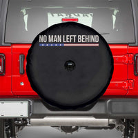No Man Left Behind Minimalist Patriotic Flag Spare Tire Cover US Military Brotherhood Pride