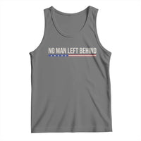 No Man Left Behind Minimalist Patriotic Flag Tank Top US Military Brotherhood Pride