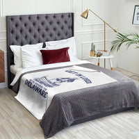 Get In Loser We are Crossing The Delaware Throw Blanket Funny George Washington Nautical Humor Graphic