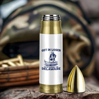 Get In Loser We are Crossing The Delaware Bullet Tumbler Funny George Washington Nautical Humor Graphic