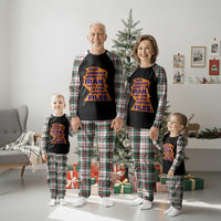 Our Enemies Aren't In Iran Plaid Pajama Set Epstein Files Silhouette Political Satire