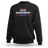 25th Amendment Now Patriotic Sweatshirt Red White and Blue Political Satire