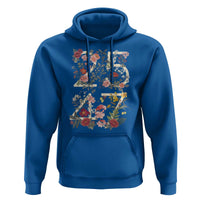2547 Wildflower Floral Graphic Hoodie Subtle Coded 25th Amendment Political Satire Aesthetic