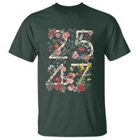 2547 Wildflower Floral Graphic T Shirt Subtle Coded 25th Amendment Political Satire Aesthetic