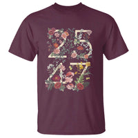 2547 Wildflower Floral Graphic T Shirt Subtle Coded 25th Amendment Political Satire Aesthetic
