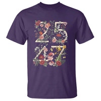 2547 Wildflower Floral Graphic T Shirt Subtle Coded 25th Amendment Political Satire Aesthetic