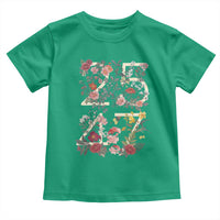 2547 Wildflower Floral Graphic Toddler T Shirt Subtle Coded 25th Amendment Political Satire Aesthetic