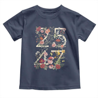 2547 Wildflower Floral Graphic Toddler T Shirt Subtle Coded 25th Amendment Political Satire Aesthetic