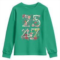2547 Wildflower Floral Graphic Youth Sweatshirt Subtle Coded 25th Amendment Political Satire Aesthetic