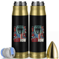 25th Amendment Now 2547 Bullet Tumbler Statue of Liberty Floral Political Statement Graphic
