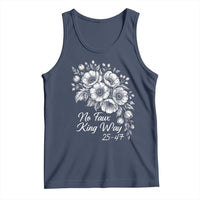 No Faux King Way 25 47 Tank Top Floral Bouquet Resist Authoritarian 25th Amendment