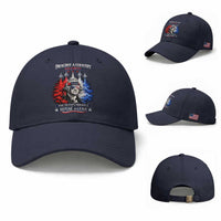 Patriotic George Washington Sunglasses and Fighter Jets Baseball Cap Imagine A Country So Great Pride