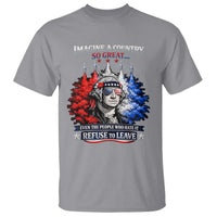 Patriotic George Washington Sunglasses and Fighter Jets T Shirt Imagine A Country So Great Pride