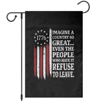 Vintage 1776 Betsy Ross Flag Imagine A Country So Great Garden Flag Retro Patriotic American Heritage