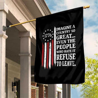 Vintage 1776 Betsy Ross Flag Imagine A Country So Great Garden Flag Retro Patriotic American Heritage