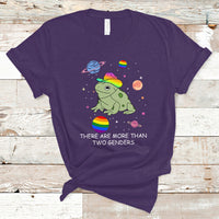 LGBT Gay Pride T Shirt There Are More Than Two Genders Equality LGBT Pride Frog - Wonder Print Shop