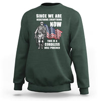 American Patriot Sweatshirt This Is A Cordless Hole Puncher US Flag Rifle - Wonder Print Shop