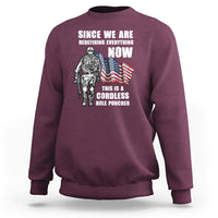 American Patriot Sweatshirt This Is A Cordless Hole Puncher US Flag Rifle - Wonder Print Shop