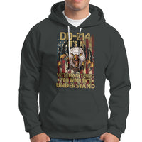 Veteran Hoodie DD-214 It's A Veteran Thing You Wouldn't Understand US Flag Bald Eagle - Wonder Print Shop