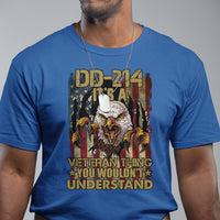 Veteran T Shirt DD-214 It's A Veteran Thing You Wouldn't Understand US Flag Bald Eagle - Wonder Print Shop