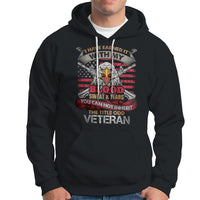 Veteran Hoodie I Have Earned It With My Blood Sweat And Tears US Flag Patriotic Bald Eagle Spirit - Wonder Print Shop
