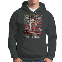 Veteran Hoodie I Have Earned It With My Blood Sweat And Tears US Flag Patriotic Bald Eagle Spirit - Wonder Print Shop