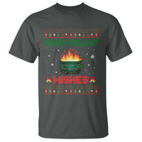 Christmas Dumpster Fire T Shirt Warm Holiday Wishes - Wonder Print Shop