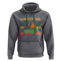 Funny Dumpster Fire Raccoon Hoodie When Life Gives You Dumpster Fires Roast Marshmallows Retro Vintage - Wonder Print Shop