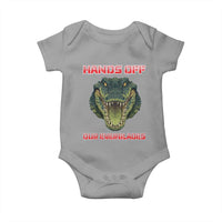 Hands Off Our Everglades Baby Onesie Fierce Alligator Protest - Wonder Print Shop