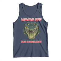 Hands Off Our Everglades Tank Top Fierce Alligator Protest - Wonder Print Shop