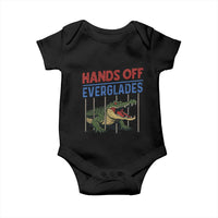 Hands Off Everglades Baby Onesie Alligator Protest - Wonder Print Shop