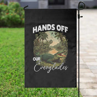 Hands Off Our Everglades Garden Flag Vintage Alligator Swamp - Wonder Print Shop