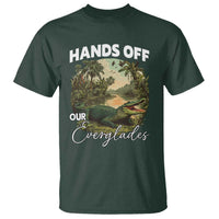 Hands Off Our Everglades T Shirt Vintage Alligator Swamp - Wonder Print Shop