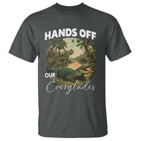 Hands Off Our Everglades T Shirt Vintage Alligator Swamp - Wonder Print Shop