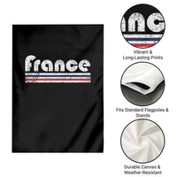 Vintage France Flag Distressed Retro Graphic Garden Flag Patriotic French Heritage Pride Gift