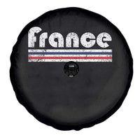 Vintage France Flag Distressed Retro Graphic Spare Tire Cover Patriotic French Heritage Pride Gift