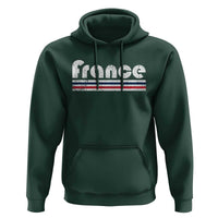 Vintage France Flag Distressed Retro Graphic Hoodie Patriotic French Heritage Pride Gift