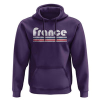 Vintage France Flag Distressed Retro Graphic Hoodie Patriotic French Heritage Pride Gift