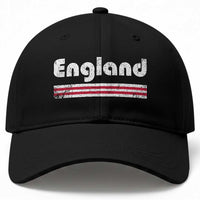 Vintage England Retro Distressed Graphic Baseball Cap Patriotic English Heritage Pride Souvenir