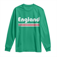 Vintage England Retro Distressed Graphic Long Sleeve Shirt Patriotic English Heritage Pride Souvenir