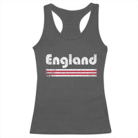 Vintage England Retro Distressed Graphic Racerback Tank Top Patriotic English Heritage Pride Souvenir