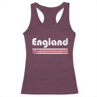 Vintage England Retro Distressed Graphic Racerback Tank Top Patriotic English Heritage Pride Souvenir