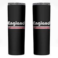 Vintage England Retro Distressed Graphic Skinny Tumbler Patriotic English Heritage Pride Souvenir