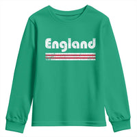 Vintage England Retro Distressed Graphic Youth Sweatshirt Patriotic English Heritage Pride Souvenir