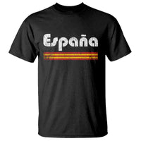 Vintage Espana Espanol Retro Distressed Graphic T Shirt Patriotic Spanish Spain Flag Heritage Pride Souvenir