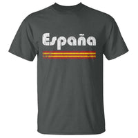 Vintage Espana Espanol Retro Distressed Graphic T Shirt Patriotic Spanish Spain Flag Heritage Pride Souvenir