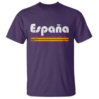 Vintage Espana Espanol Retro Distressed Graphic T Shirt Patriotic Spanish Spain Flag Heritage Pride Souvenir